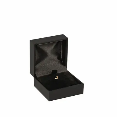 Gifts - Black matte coated earring/pendant case - LAVAL 1878