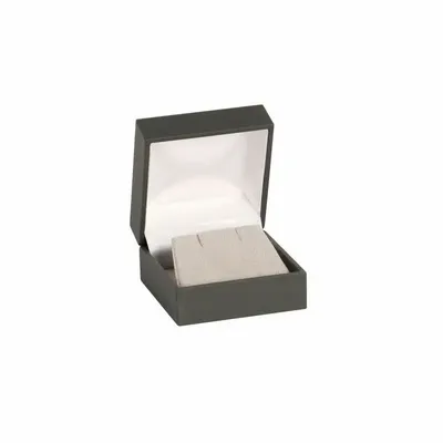 Gifts - Dark grey matte smooth coated earring case - LAVAL 1878