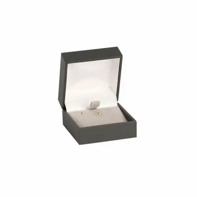 Gifts - Dark grey matte-coated earring/pendant case - LAVAL 1878