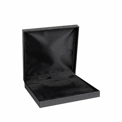 Gifts - Black synthetic-coated ear collar case - LAVAL 1878