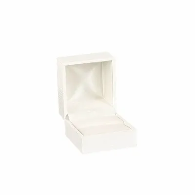 Gifts - White synthetic-coated ring case - LAVAL 1878