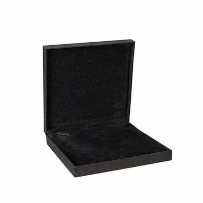 Gifts - Black glittery sheathed necklace case - LAVAL 1878