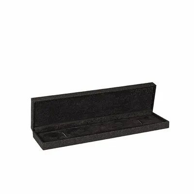 Gifts - Black glittery covered bracelet case - LAVAL 1878