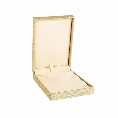 Cadeaux - Écrin collier gainé doré à paillettes - LAVAL 1878