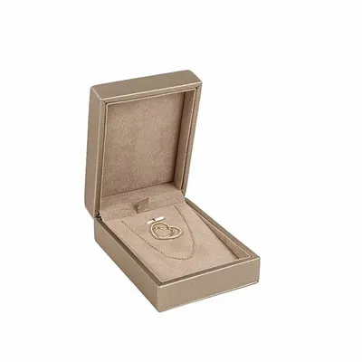 Gifts - Bronze-colored synthetic-covered pendant case with an iridescent cowhide leather look - LAVAL 1878