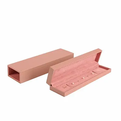 Cadeaux - Écrin bracelet gainé synthétique aspect gommé vieux rose, étui assorti - LAVAL 1878