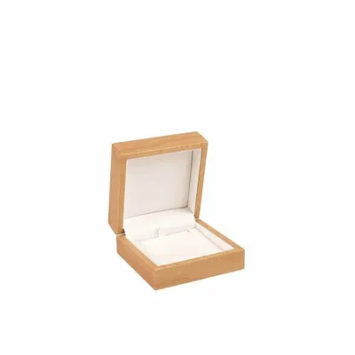 Cadeaux - Écrin B.O./pendentifs hêtre mat clair, coussin int. synthétique blanc - LAVAL 1878