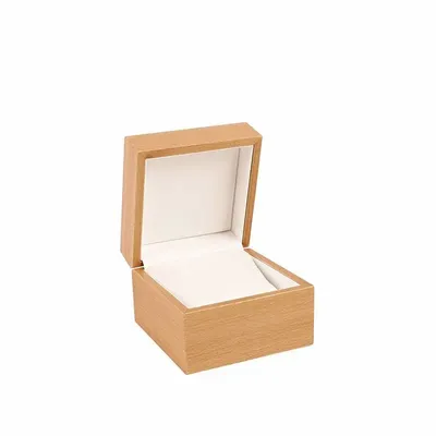 Gifts - Light beechwood watch case with matte varnish, white synthetic inner cushion - LAVAL 1878