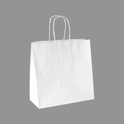 Gifts - White kraft paper bags 22 x 10 x H 22cm, 90g (x50) - LAVAL 1878