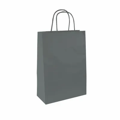 Cadeaux - Sacs papier kraft gris foncé 34 x 14 x H 39,5cm, 100g (x50) - LAVAL 1878