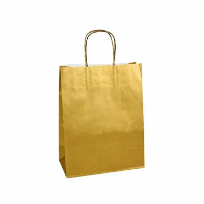 Cadeaux - Sacs papier kraft doré 23 x 12 x H 30cm, 90g (x50) - LAVAL 1878