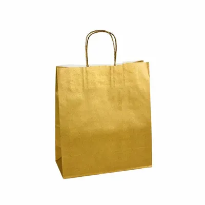 Cadeaux - Sacs papier kraft doré 34 x 14 x H 39,5cm, 100g (x50) - LAVAL 1878