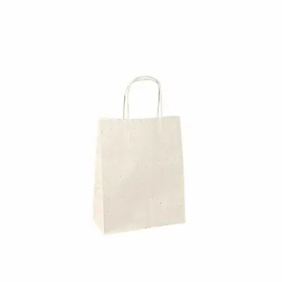 Gifts - White paper beetroot paper bags 18 x 8 x H 22cm, 90g (x50) - LAVAL 1878