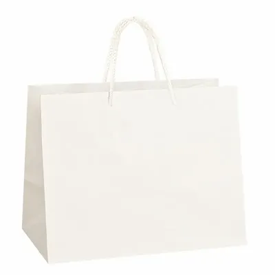 Cadeaux - Sacs papier kraft haut de gamme blanc 52 x 16 x H 40cm, 170g (x10) - LAVAL 1878