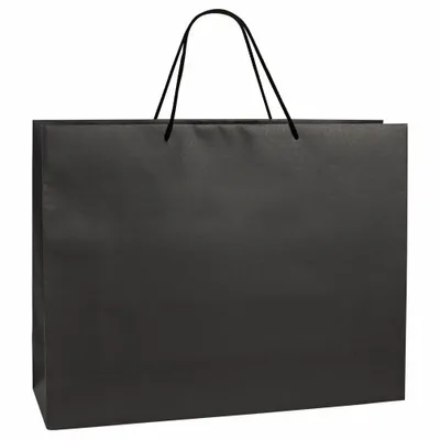 Cadeaux - Sacs papier kraft haut de gamme noir 52 x 16 x H 40cm, 175g (x10) - LAVAL 1878