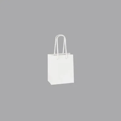 Cadeaux - Sacs papier mat blanc, 10 x 6,5 x H 12cm, 190g (x12) - LAVAL 1878
