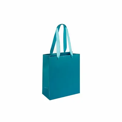 Gifts - Duck blue matte paper bags - LAVAL 1878