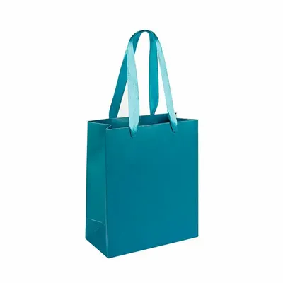 Gifts - Duck blue matte paper bags - LAVAL 1878