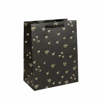 Cadeaux - Sacs papier mat noir - LAVAL 1878