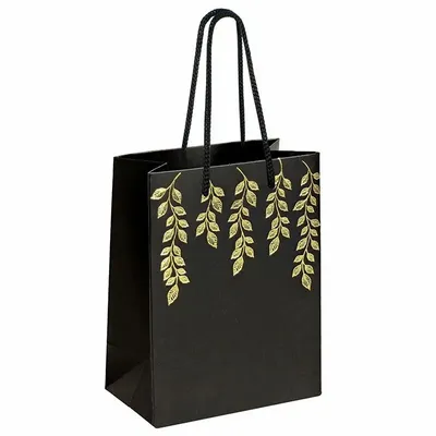 Cadeaux - Sacs papier mat noir - LAVAL 1878