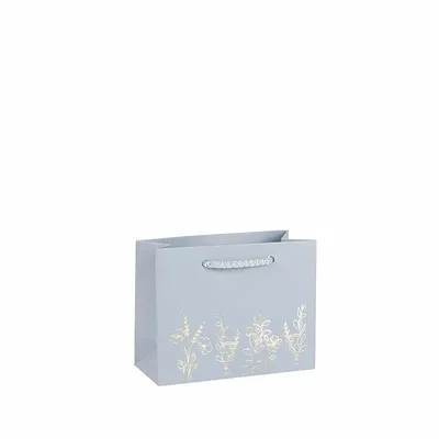 Cadeaux - Sacs papier mat bleu gris - LAVAL 1878