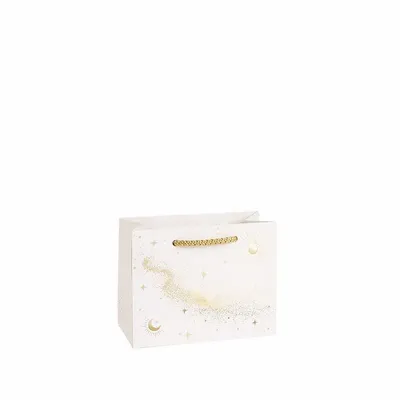 Cadeaux - Sacs papier mat blanc de ciel astral doré - LAVAL 1878