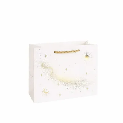 Gifts - White matte paper bags with a golden astral sky - LAVAL 1878