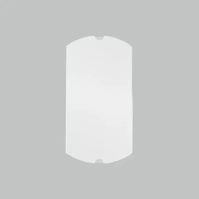 Gifts - Matte white cardboard Berlingots, 290g - 11.5 x 15 x 3.5cm (x25) - LAVAL 1878