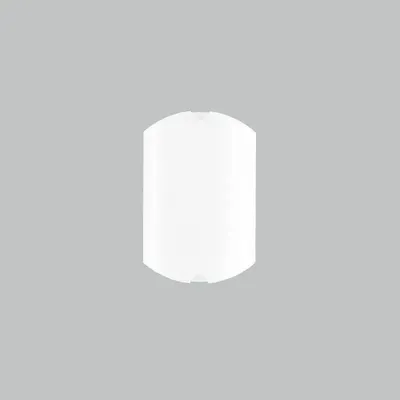 Cadeaux - Berlingots carton blanc brillant, 290g - 8 x 10 x 3,5cm (x25) - LAVAL 1878