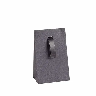 Cadeaux - Pochettes papier gris anthracite irisé à ruban gris - LAVAL 1878