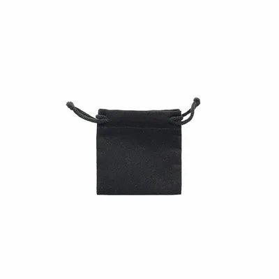 Gifts - 100% cotton drawstring bags with black cotton cords, 7 x 7cm (x5) - LAVAL 1878