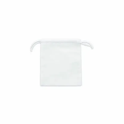 Gifts - 100% cotton drawstring bags with white cotton cords, 12 x 14cm (x5) - LAVAL 1878