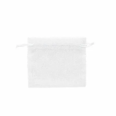 Gifts - Linen drawstring bags with white cotton cords, 11 x 10cm (x5) - LAVAL 1878