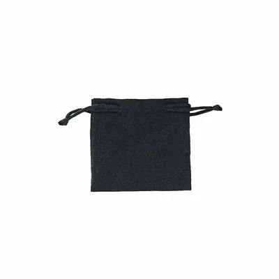Gifts - Linen drawstring bags with black cotton cords, 7 x 7cm (x5) - LAVAL 1878