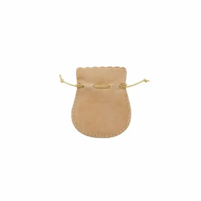 Cadeaux - Bourses suédine de coton et viscose, chamois - 8 x 6,5cm (x5) - LAVAL 1878