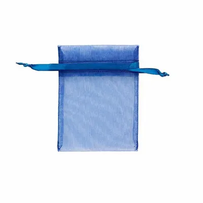 Cadeaux - Bourses voile organdi synthétique bleu nuit, 9 x 9cm (x10) - LAVAL 1878