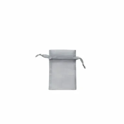 Gifts - Silver synthetic organdy voile purses, 7 x 7cm (x10) - LAVAL 1878
