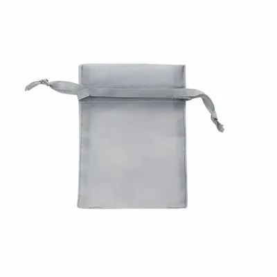 Gifts - Silver synthetic organdy voile purses, 12 x 13cm (x10) - LAVAL 1878