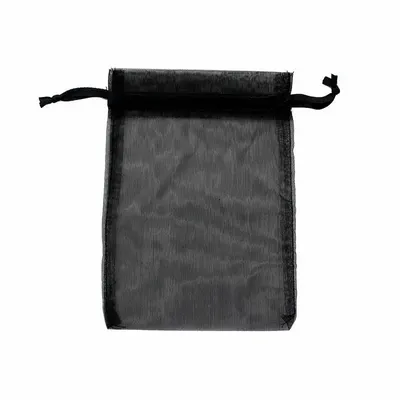 Gifts - Black synthetic organdy voile purses, 15 x 17cm (x10) - LAVAL 1878