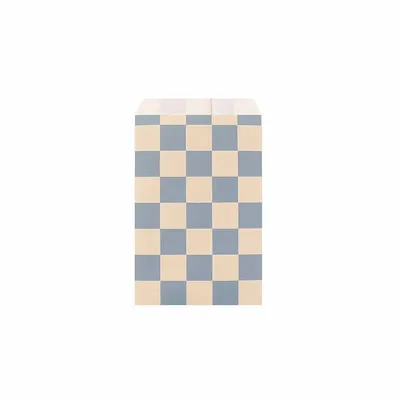 Gifts - Matte checkerboard pattern gift bags - LAVAL 1878