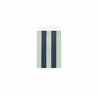 Gifts - Matte gift bags with navy blue/sage green stripes - LAVAL 1878