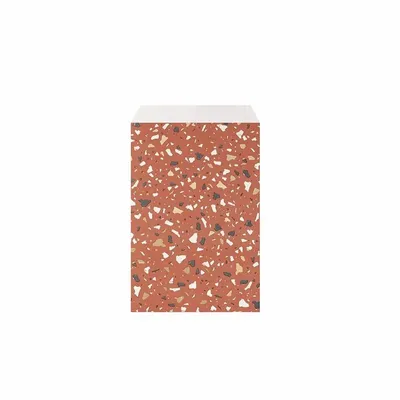 Gifts - Terracotta gift bags with tricolor terrazzo pattern - LAVAL 1878