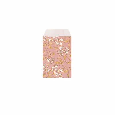 Gifts - Matte old rose gift bags with nature motif - LAVAL 1878