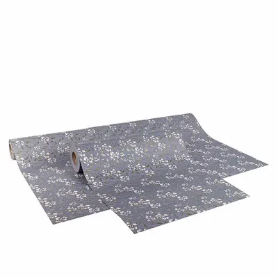 Cadeaux - Papier cadeau bleu gris mat à motif nature - LAVAL 1878