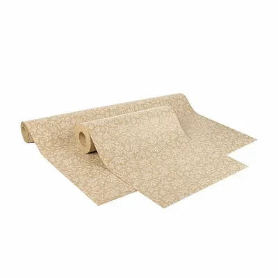 Cadeaux - Papier cadeau kraft recyclé imprimé fleurs blanches 0,70 x 25m, 70g - LAVAL 1878