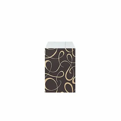 Gifts - Gift bags with black/matte/glossy arabesque design, 7 x 12cm, 70g (x125) - LAVAL 1878