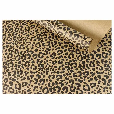 Cadeaux - Papier cadeau kraft recyclé, léopard 0,70 x 25m, 70g - LAVAL 1878