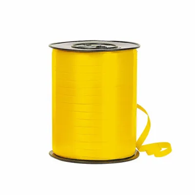 Gifts - Plain satin yellow ribbon - 500m - LAVAL 1878