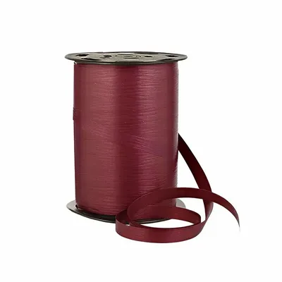 Cadeaux - Bolduc aspect crépon mat bordeaux - 250m - LAVAL 1878