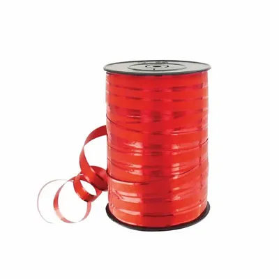 Gifts - Red matte and shiny striped ribbon - 225m - LAVAL 1878